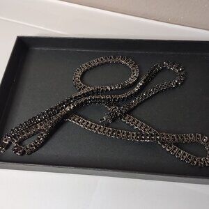 36 Inch Heavy Black Necklace